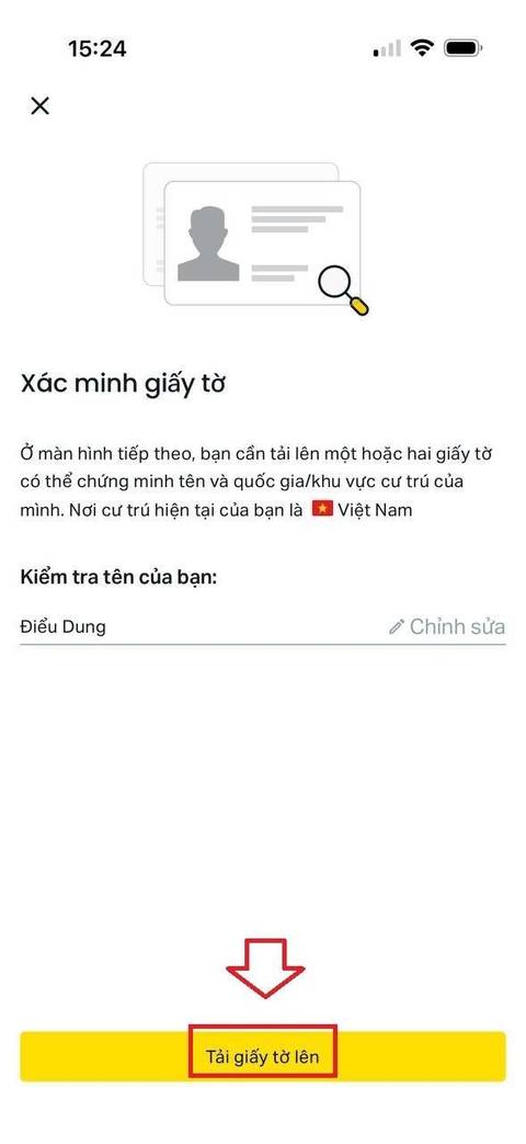 Tạo tài khoản — bước 15