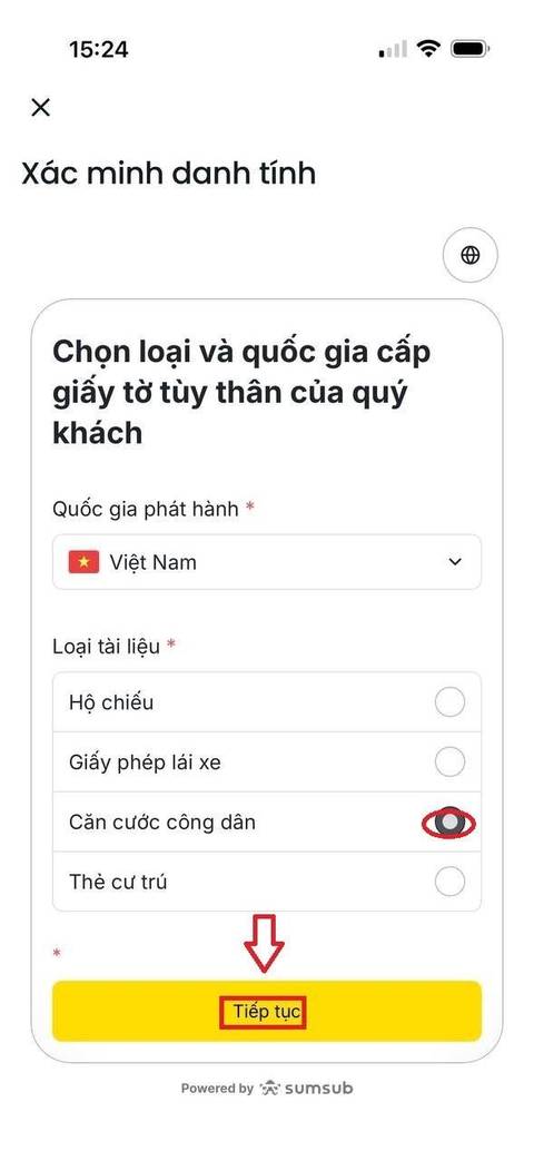 Tạo tài khoản — bước 16