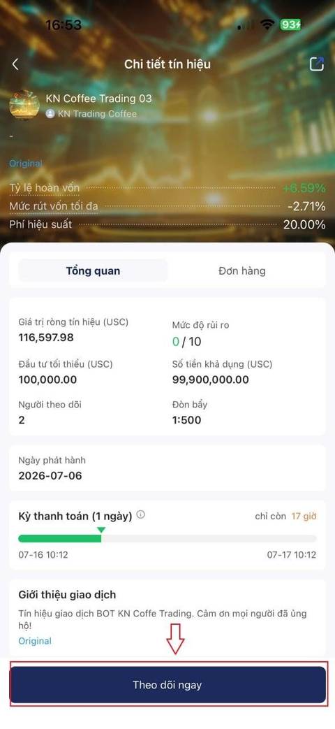 Copytrade — bước 6