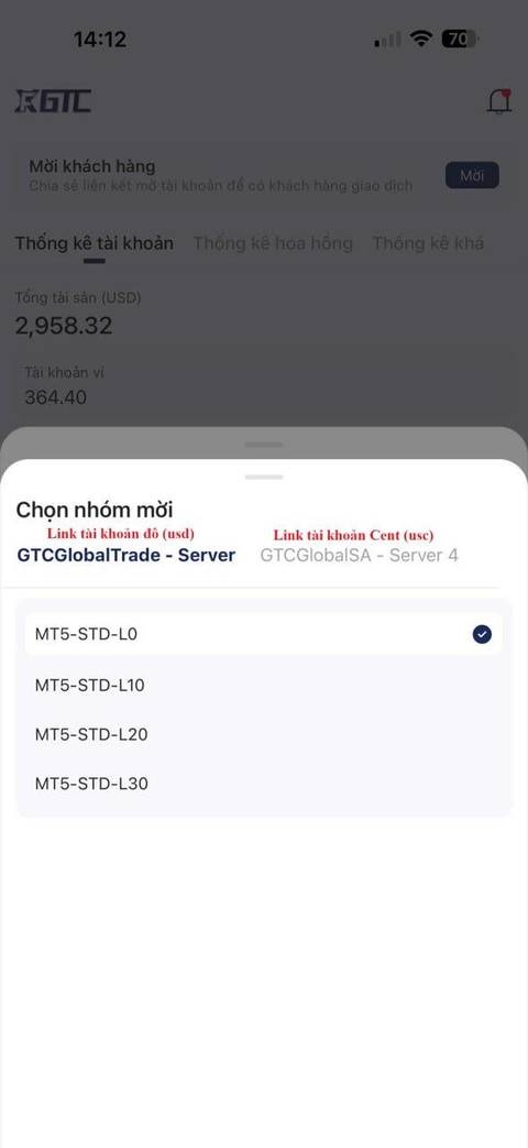 Lấy liên kết IB cho khách — bước 5