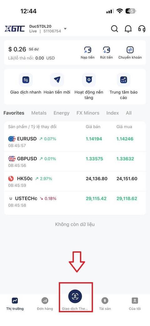 Xuất tín hiệu Master — bước 1