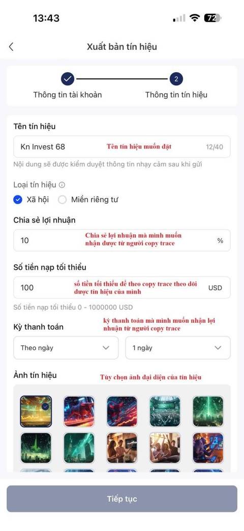 Xuất tín hiệu Master — bước 5