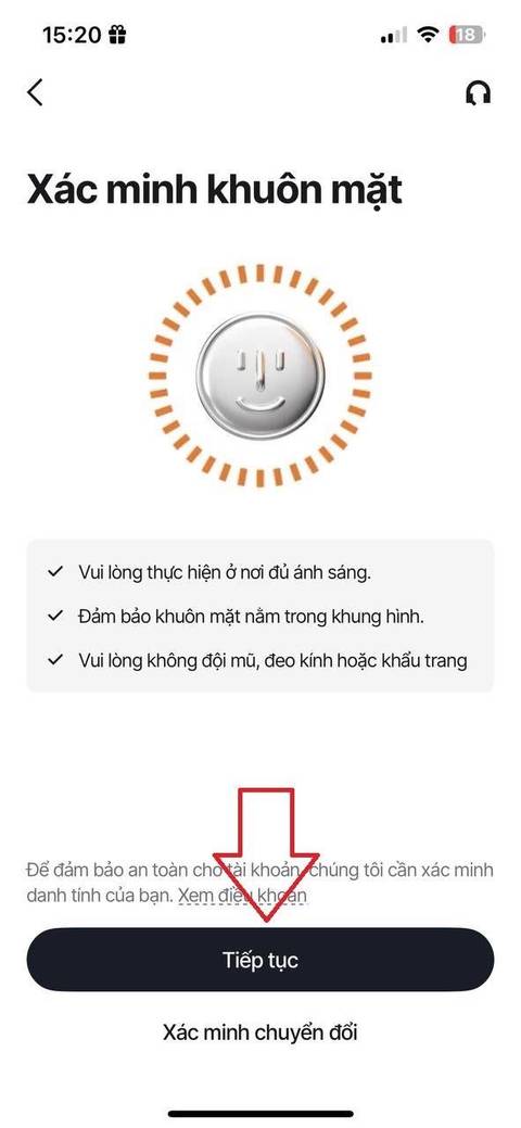 Rút tiền — bước 8